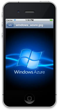 Windows Azure on iOS