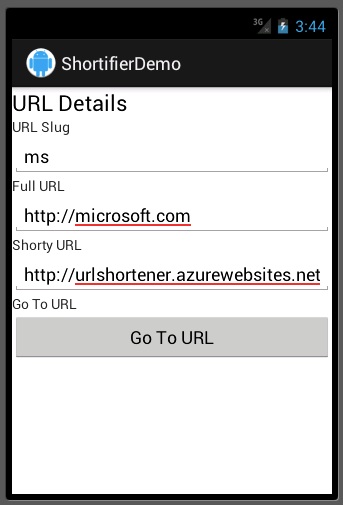 URL Details in Android