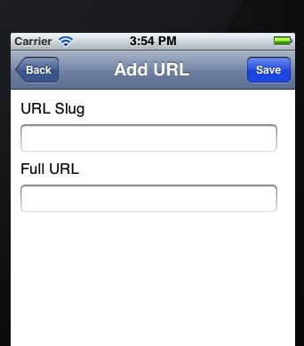 iOS editing a URL