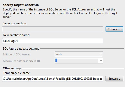 Moving DB to SQL Database