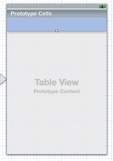 tableview with cell