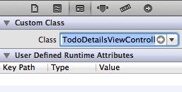 setting view controller class